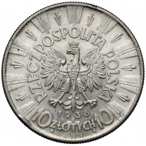 Piłsudski 10 złotych 1936