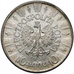 Pilsudski 10 zloty 1936