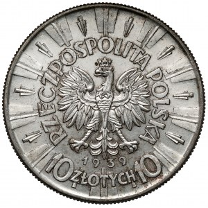 Piłsudski 10 złotych 1939
