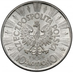Piłsudski 10 złotych 1938