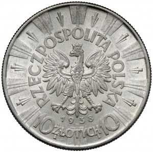 Pilsudski 10 zloty 1938