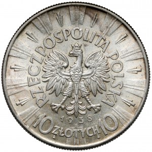 Pilsudski 10 zloty 1938