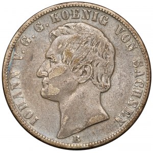 Saksonia, Johann I, Talar 1871-B, Drezno