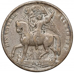 Saxony, Johann I, Thaler 1871-B, Dresden