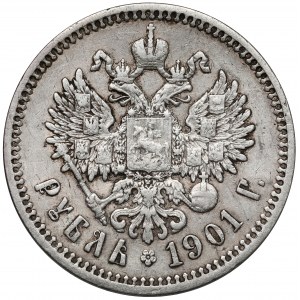 Rosja, Mikołaj II, Rubel 1901 FZ, Petersburg