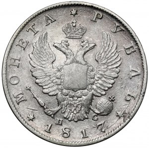 Rosja, Aleksander I, Rubel 1817, Petersburg