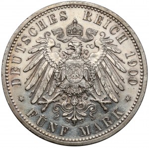 Oldenburg, 5 marks 1900-A, Berlin