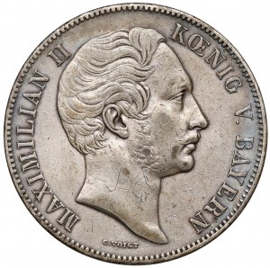 Bayern, Maximilien II, 2 thalers / 3-1/2 florins 1851, Munich
