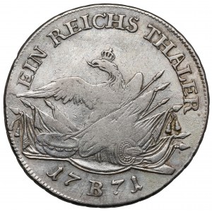 Śląsk, Fryderyk II Wielki, Talar 1771-B, Wrocław