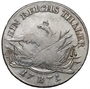 Silésie, Frédéric II le Grand, Thaler 1771-B, Wrocław
