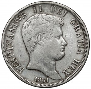 Italie, Naples, Ferdinand II, Piastra 1831