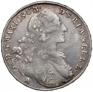 Bayern, Maximilien III Joseph, Thaler 1770-A