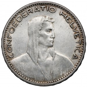 Suisse, 5 francs 1923-B, Brno