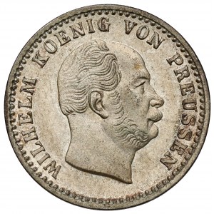 Prusy, Wilhelm I, 2-1/2 grosza srebrnego 1871-A, Berlin - piękny