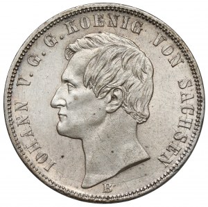 Saxe, Johann, Thaler 1867-B