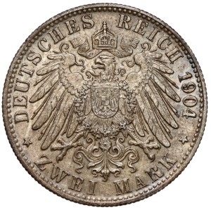 Bremen, 2 marks 1904-J