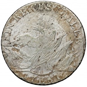 Prusy, Friedrich II, Talar 1781-E, Königsberg