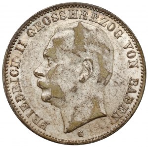 Baden, 3 mark 1908-G