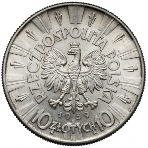 Piłsudski 10 złotych 1939