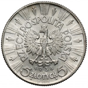 Piłsudski 5 złotych 1938
