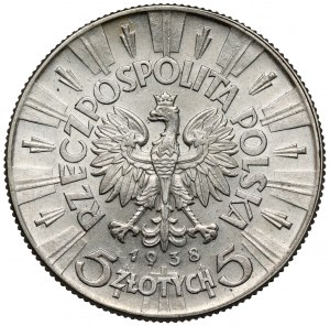 Pilsudski 5 zloty 1938