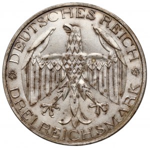 Weimar, 3 marki 1929-A, Berlin - Waldeck