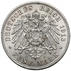 Prussia, 5 marks 1913-A, Berlin