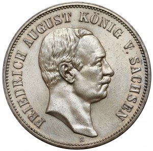 Saxony, 5 marks 1914-E, Muldenhütten