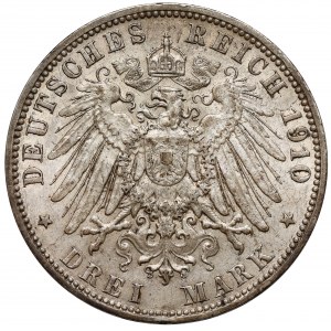 Hamburg, 3 mark 1914-J