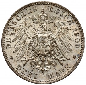 Saksonia, 3 marki 1909-E, Muldenhütten