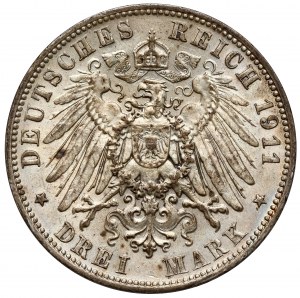 Saksonia, 3 marki 1911-E, Muldenhütten