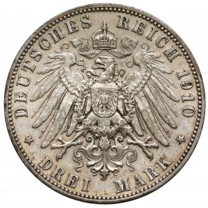 Saksonia, 3 marki 1910-E, Muldenhütten