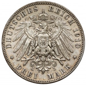 Saksonia, 3 marki 1910-E, Muldenhütten