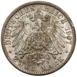 Prusy, 2 marki 1907-A, Berlin