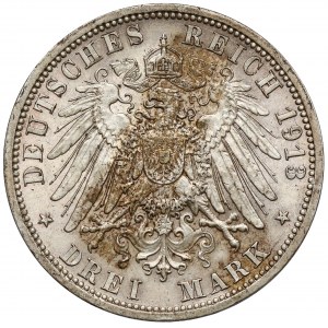 Prusy, 3 marki 1913-A, Berlin