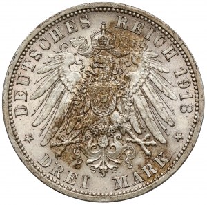 Prusse, 3 marques 1913-A, Berlin