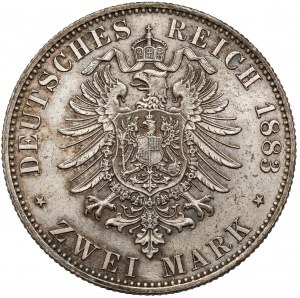 Prussia, 2 marks 1883-A, Berlin