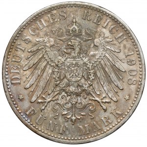 Saksonia-Meiningen, 5 marek 1908-D, Monachium