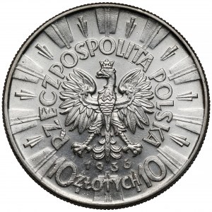 Piłsudski 10 złotych 1936