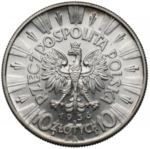 Pilsudski 10 zloty 1936