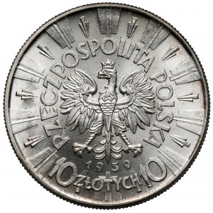 Piłsudski 10 złotych 1939