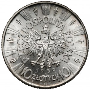Pilsudski 10 zloty 1939