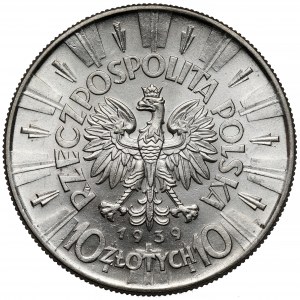 Piłsudski 10 złotych 1939