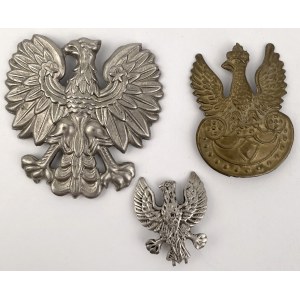 Orły PRL i kombatanckie - zestaw (3szt)