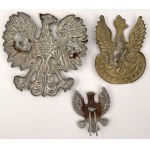 Orły PRL i kombatanckie - zestaw (3szt)