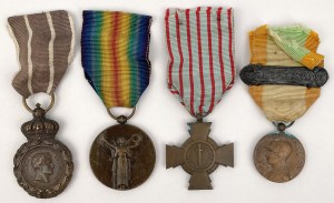 France, Military decorations - set (4pcs)