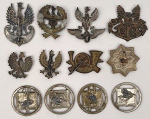 II RP, Eagles and applications - set (12pcs)
