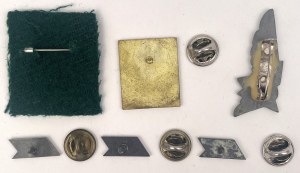 People's Republic of Poland, Veteran badges - Home Army - set (6pcs)