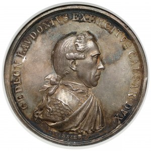 Austria, Józef II, Medal 1789 - Ernst Gideon Freiherr von Laudon - zdobycie Belgradu