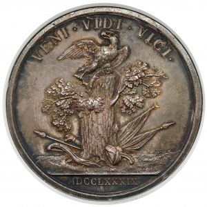 Austria, Józef II, Medal 1789 - Ernst Gideon Freiherr von Laudon - zdobycie Belgradu